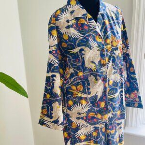 BRAND NEW Hand Block-Print Cotton Pj Set Fall Clothing Bridesmaid Set Gift